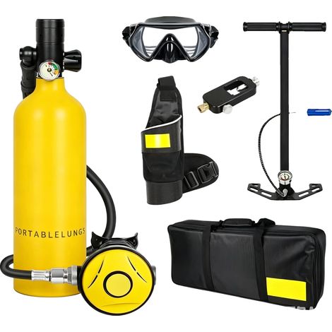 Serbatoio d'aria ad alta pressione, design compatto, GIALLO (1/2)