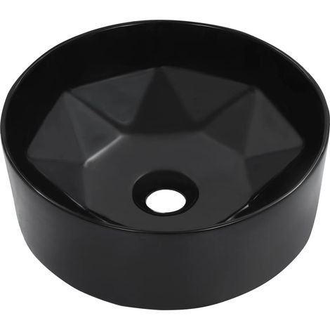 Lavabo 36x14 cm Céramique Noir