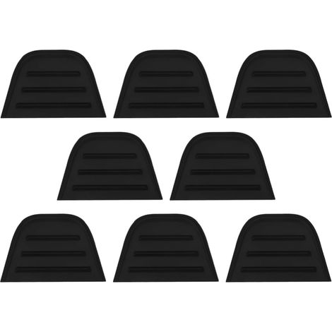 Protège Angle Meuble Protection Esthétique et Amovible en PVC Noir, Protections d'angle de Valise Lot de 8 Pièces pour Bagages pour Accessoires de Bagagerie (1/5)