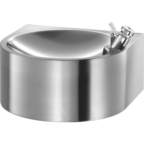 Fontaine d'eau potable Delabie SD avec fontaine à eau en acier inoxydable 1.4301 satinée