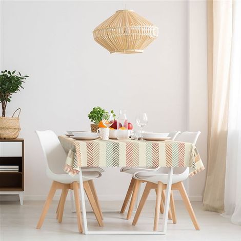 Nappe Ronde Lulina 140cm Sans Pvc, Facile D'entretien - D-c-fix