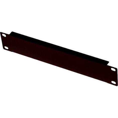 Panneau de protection noir Lanview 1U 10" avec vis, RA10105BL