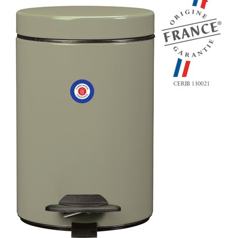 Poubelle de salle de bains à pédale 3L Fabriqué en France - CYJEU ROSSIGNOL