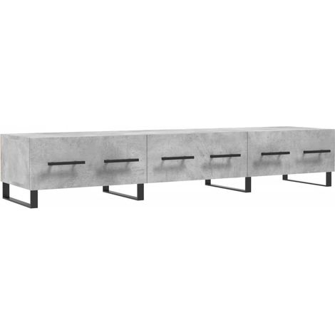 Maison Exclusive - TV-Schrank Betongrau 150x36x30 cm Holzwerkstof