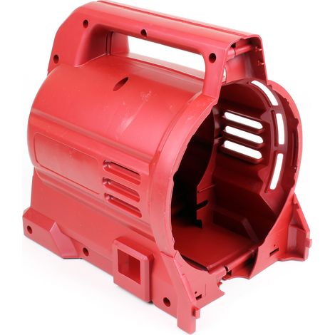 Wiltec Ersatzteil für Hauswasserwerk – Pumpengehäuse rot mit Tragegriff – Abdeckung für Pumpen Hauswasserautomat mit Druckschalter und Membrankessel – Gartenpumpe Wasserpumpe