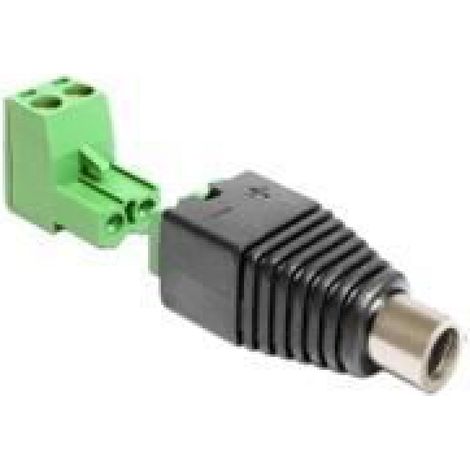 Adaptateur DC 2.1 x 5.5 mm Mâle - Vers Bloc De Bornes À Vis - Pour Alimentation Électronique - 1 Pièce
