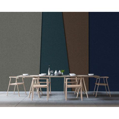 Papier peint panoramique design rayures asymétriques Tapisserie panoramique moderne 3D chambre adulte Papier peint panoramique couloir & chambre (1/3)