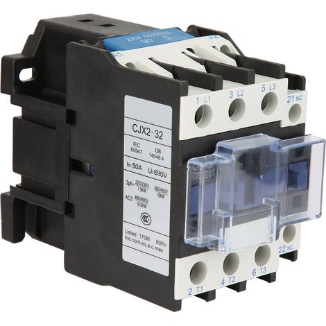 Contattore CA 220V 32A CJX2-3201, relè di ricambio per condizionatore d'aria, pompa di calore e sistema di refrigerazione.