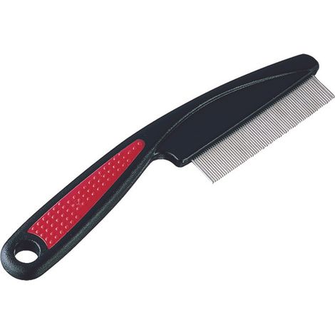Pettine antipulci gro 5838 per cani e gatti con pelo corto e medio - cm.15x1x4h.