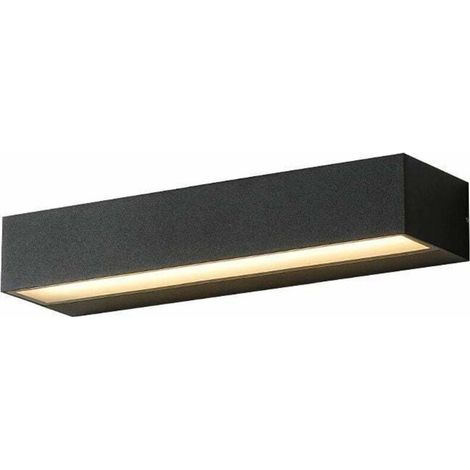 Outdoor Wall Light LED Warm White 3000K Black 30CM Sconce Lighting (1/4)