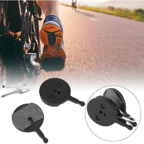 1 paire de plaquettes de frein à disque semi-métalliques en résine pour vélo de route/VTT (1/5)