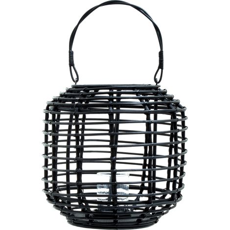 Interiors by Premier Contemporary Black Candle Holder, Sustainable Rounded Candle Holder, Stylish Large Candlestick Holder (1/5)