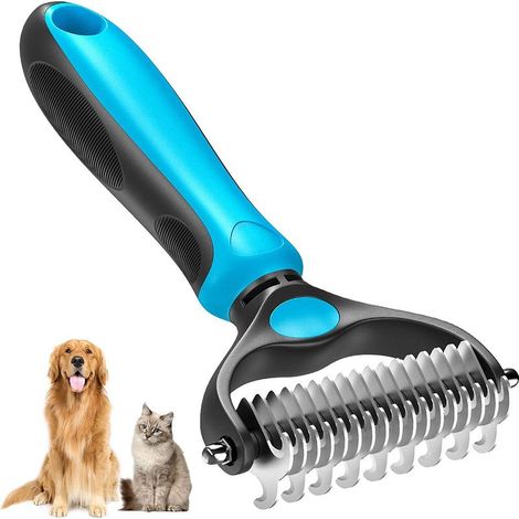 Professioneller Pflegekamm für Hunde und Katzen mit langem Fell – ideal zum Entwirren (1/5)
