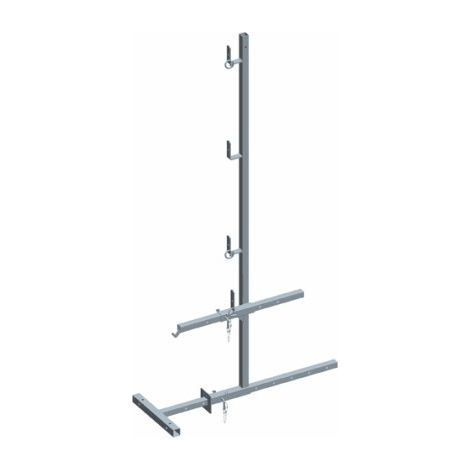 Garde-corps fixation bas de toit réglable h 1,5m spécial faible pente - DIMOS - 1040 mm