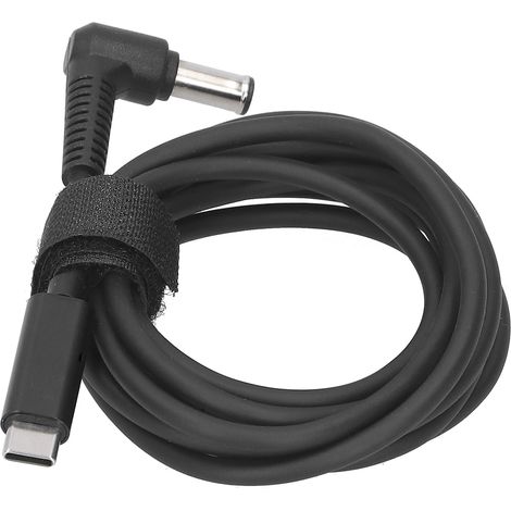 Câble d'alimentation Type C pour PC portable, connecteur coudé DC 6.0 x 1.4 mm (1/5)