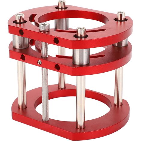 Base de levage pour défonceuse, réglable en hauteur, pour moteurs de 64 à 66 mm de diamètre. (1/5)