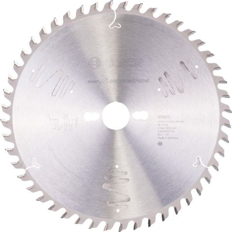 Lame de scie circulaire Bosch Expert pour panneaux stratifiés 250 x 30 x 3,2 mm 48 (1/5)
