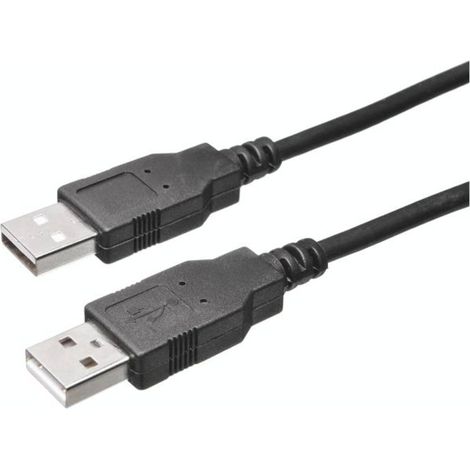 Bachmann Câble USB USB 2.0 USB-A mâle, USB-A mâle 1.00 m noir 918.021 C205191 (1/2)