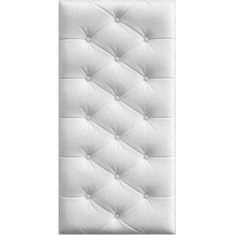 Panneau Mural En Cuir - 60 x 30 x 1,8 cm - Amortisseur Murale Adhésive - Pour Murs TV Chambres Enfants Têtes De Lit - 1 Pièce (1/5)