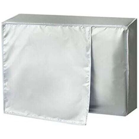 Housse protecteur Climatiseur extérieur 75X26X57cm - Couverture imperméable épaisse, Polyester, pour pompe de piscine, avec sangle et velcro (1/4)