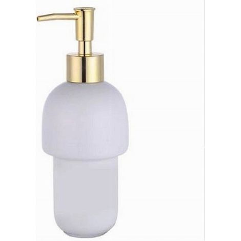 Trade Shop - Dosificador De Jabón Líquido Para Accesorios De Baño De Reemplazo De Sujeción A La Pared 59342 - (1/2)