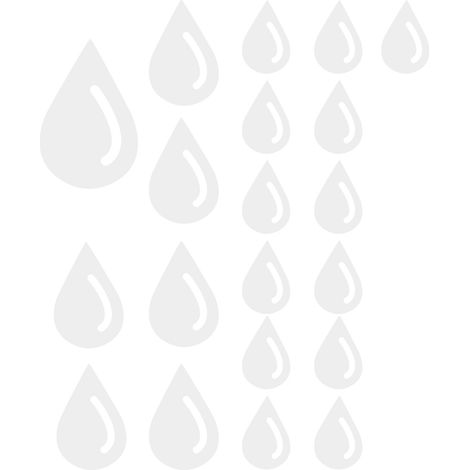 Autocollants muraux miroir forme de goutte de pluie, stickers décoratifs en argent pour maison, décoration murale 3D.