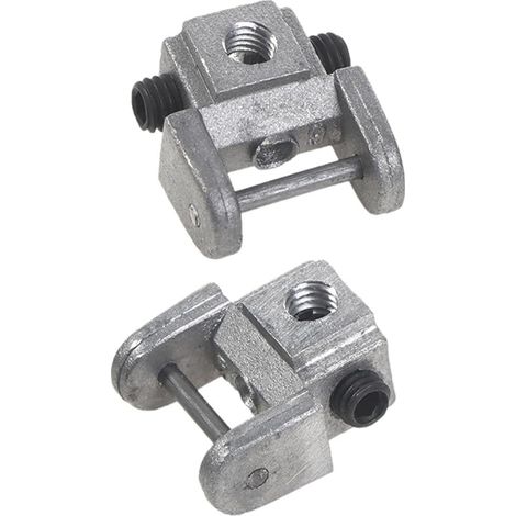 Kit de conversion 2 pièces pour porte-lame de scie à chantourner - Adaptateur sans goupille - Support en métal pour lames supérieures/inférieures (1/5)