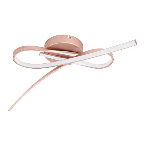 Lampadario Plafoniera Led Lampada Oro Rosa Interno Soffitto Palozza Plafone Eglo (1/4)
