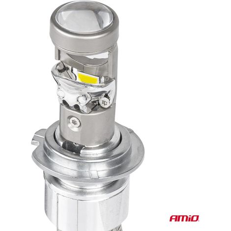 Ampoules LED pour voiture série FLEX+, lentille H7 12 V 24 V 6 000 K Canbus AMIO-03660 (1/5)