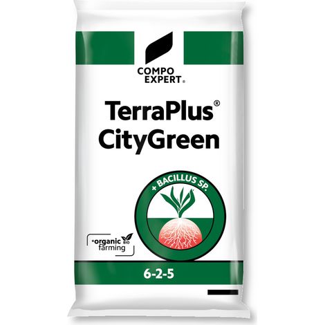 COMPO EXPERT TerraPlus CityGreen 20 kg Engrais pour gazon Engrais pour fruits Engrais universel