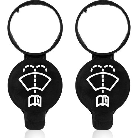 2pcs Bouchon Réservoir Lave-Glace, Étanche Couvercle Réservoir Lave-Vitre Compatible avec Buick Cadillac Remplacer 13227300 12767700 19172571 12788573 (1/5)