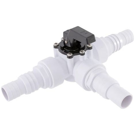 Vanne de dérivation d'eau à 3 voies, adaptateur de tuyau universel combiné à filetage interne de 1,25" ou 1,5". (1/3)