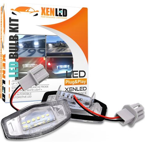 2x Éclairages plaque LED HONDA JAZZ CR-V FR-V HR-V INSIGHT ODYSSEY - Plaque d'immatriculation LED (1/5)