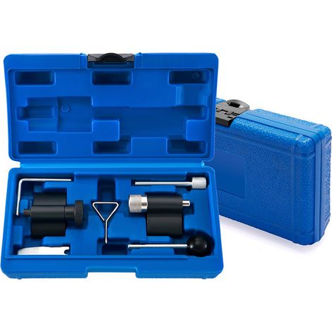 Kit di attrezzi per la distribuzione da 7 pezzi - Attrezzi per la distribuzione della cinghia di distribuzione del motore - Compatibile con motori VW 1.2, 1.4, 1.6, 1.9, 2.0 TDI SDI, attrezzi per albe