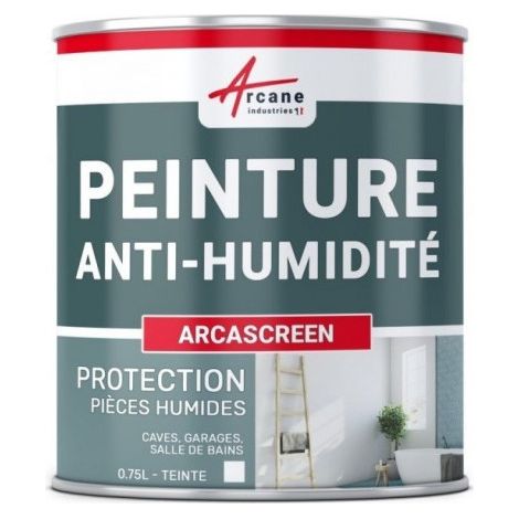 Feuchtigkeitsbeständige Farbe 0,75 Liter Weiß - Arcasreen