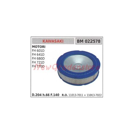 Filtro aria KAWASAKI motore FH 601D 641D 680D 721D 770D 022578