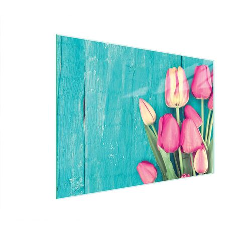 Planche à découper en verre tulipes 40x30 (1/5)