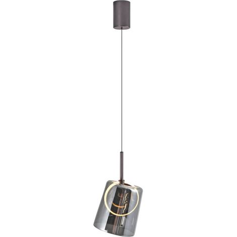 Lampe suspendue Zula fumé - 2541-25