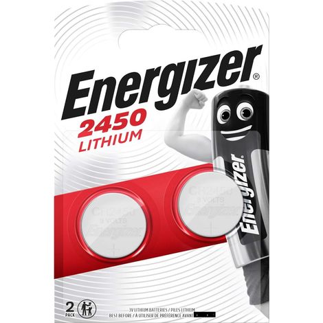 Piles Lithium - Energizer - CR2450 - Lot de 2