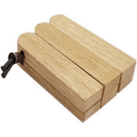 Dessous de plat pliable en bois isolant thermique pour casseroles et poêles, coloris bois. (1/5)
