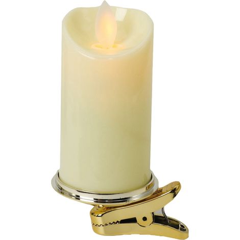 Bougie Taper Électrique - Sans Flamme - LED Flicker - Pour Arbre De Noël Décoration Intérieure Extérieure - Lot De 6 (1/5)