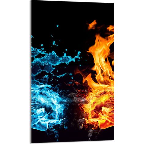 TABLA DE CORTAR DE VIDRIO 30x52 Fuego (1/5)