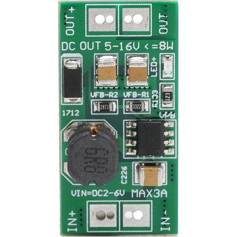 Module convertisseur élévateur ABS, alimentation boost, entrée USB 5 V vers 12 V, puissance de sortie maximale 8 W (1/5)