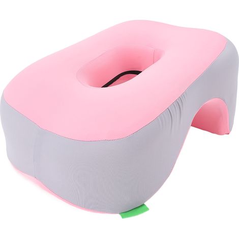 Oreiller ergonomique souple en mousse à mémoire de forme pour dormir à la maison, en salon de beauté, au bureau, à l'école ou au spa. Oreiller facial en mousse à mémoire de forme, doux et confortable. (1/5)