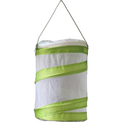 Jaula para insectos portátil con asa, color verde, para que los niños exploren la naturaleza. (1/5)