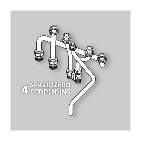 Kit Installazione Idraulica Per Caldaia "Spaziozero 4 Condensing" Prod. Post 2005 (1/2)