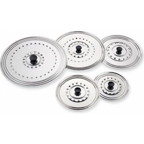 Tapa de para sartén fabricada en acero inoxidable ILSA para 18-20-22R/122 (1/2)