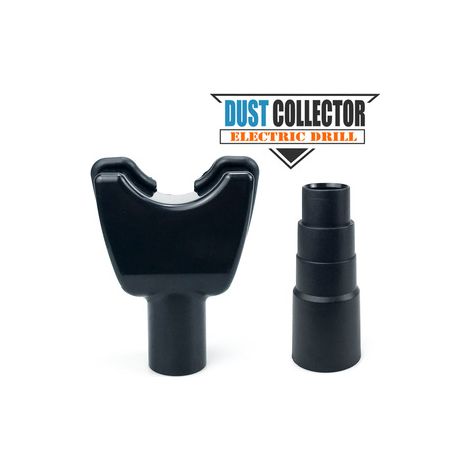 Lot de 3 raccords collecteurs de poussière pour perceuse – Aspire les copeaux en perçant – Mains libres, atelier propre