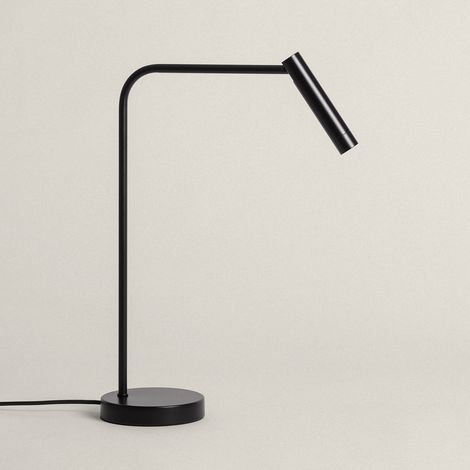 Lampada da Tavolo Touch LED 2.5W Metallo Gazny Nero Opaco