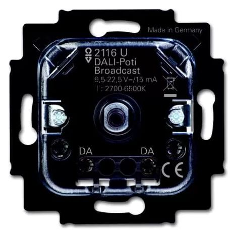 Steuergerät Busch-Jaeger 2116 u DALI Drehdimmer Weiß einstellbar (1/2)